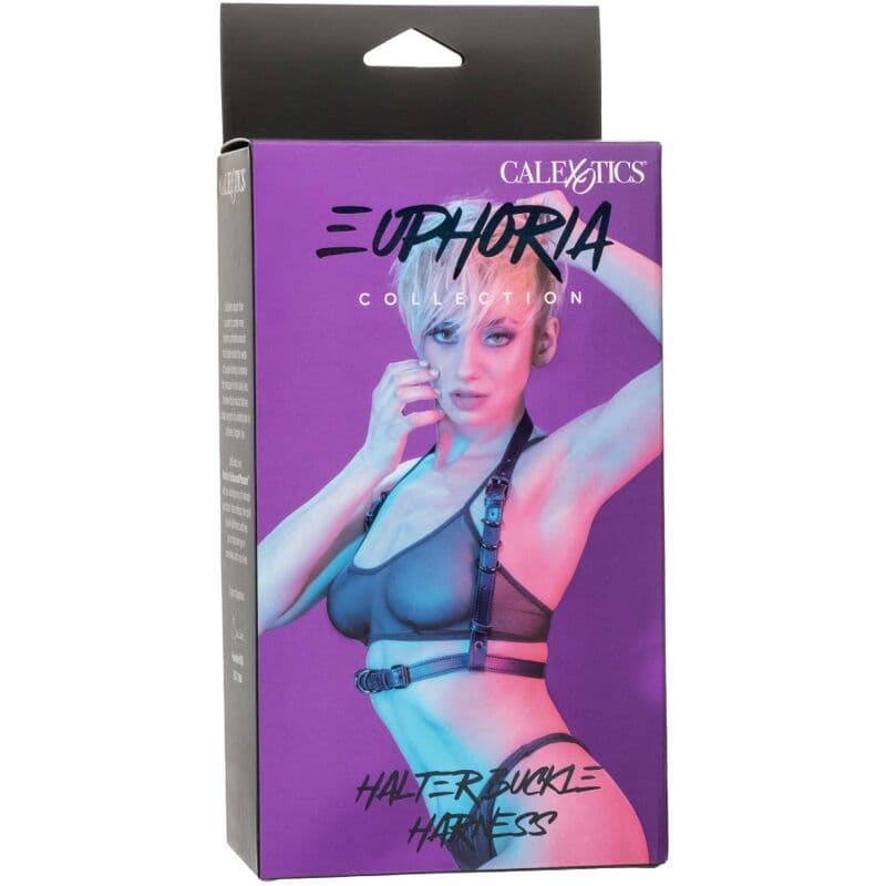 CALEXOTICS - EUPHORIA HALTER BUCKLE HARNESS BLACK thumb 3