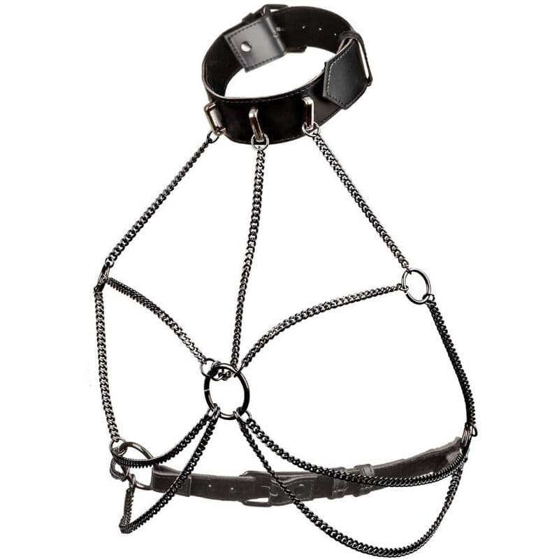 CALEXOTICS - EUPHORIA PLUS SIZE MULTI CHAIN COLLAR HARNESS thumb 4