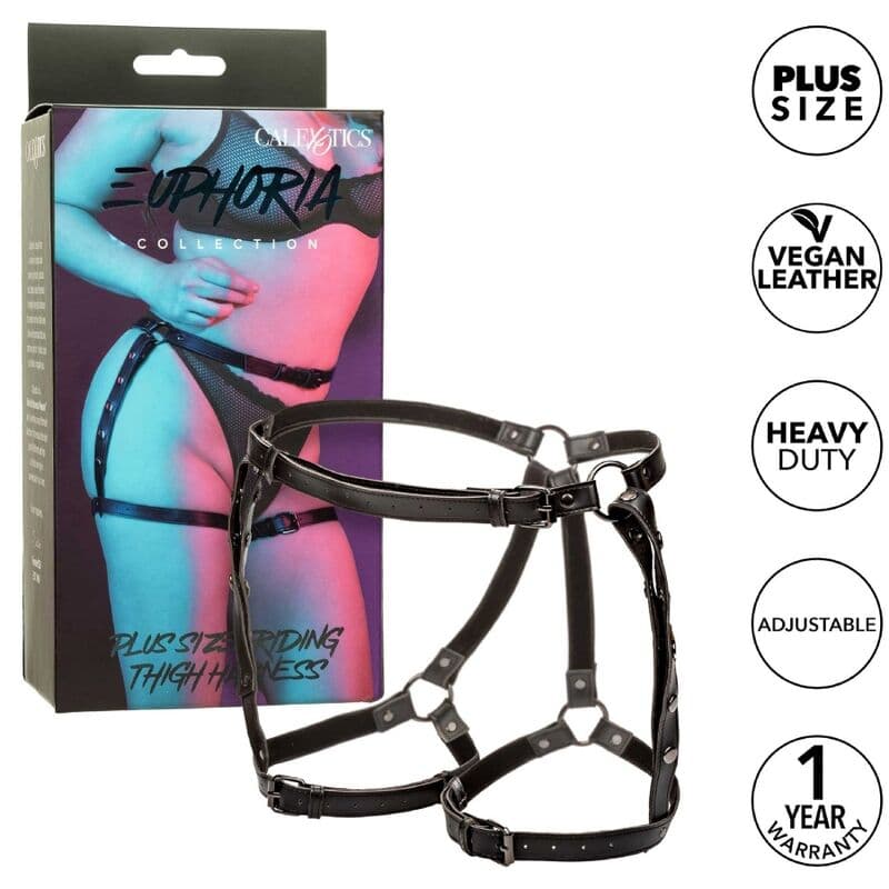 CALEXOTICS - EUPHORIA PLUS SIZE RIDING THIGH HARNESS thumb 2