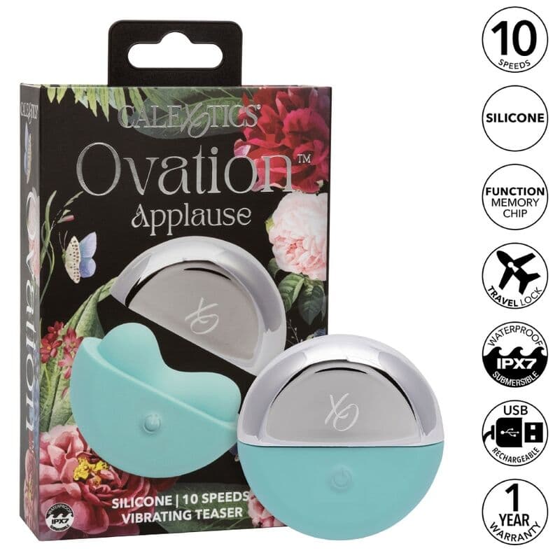 CALEXOTICS - OVATION APPLAUSE STIMULATOR AQUA GREEN thumb 2