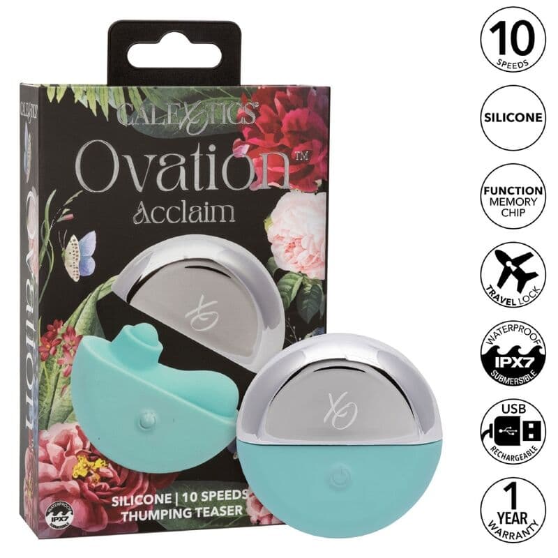 CALEXOTICS - OVATION ACCLAIM STIMULATOR AQUA GREEN thumb 2