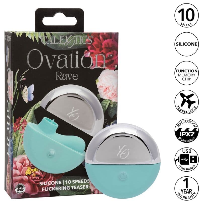 CALEXOTICS - OVATION RAVE STIMULATOR AQUA GREEN thumb 2