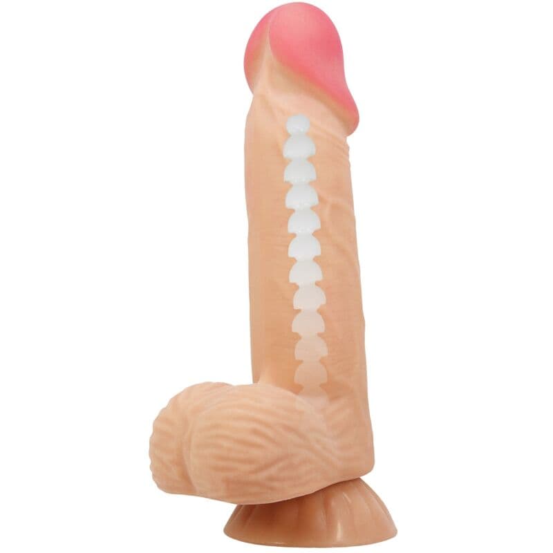 PRETTY LOVE - SLIDING SKIN SERIES REALISTIC DILDO WITH SLIDING SKIN SUCTION CUP 20.6 CM thumb 5