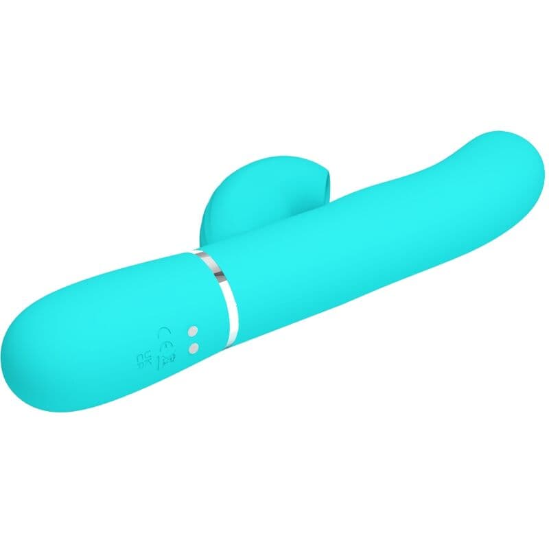 PRETTY LOVE - PERLITA MULTIFUNCTION 3 IN 1 G-SPOT VIBRATOR AQUA GREEN thumb 4