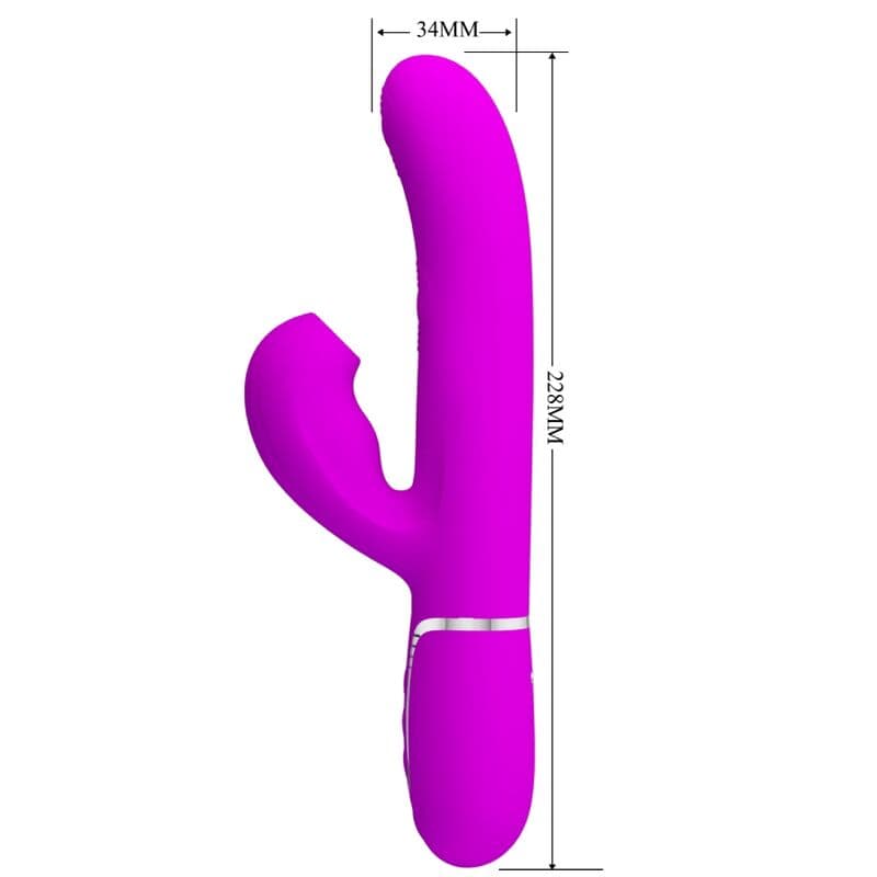 PRETTY LOVE - PERLITA MULTIFUNCTION 3 IN 1 G-SPOT VIBRATOR VIOLET thumb 7