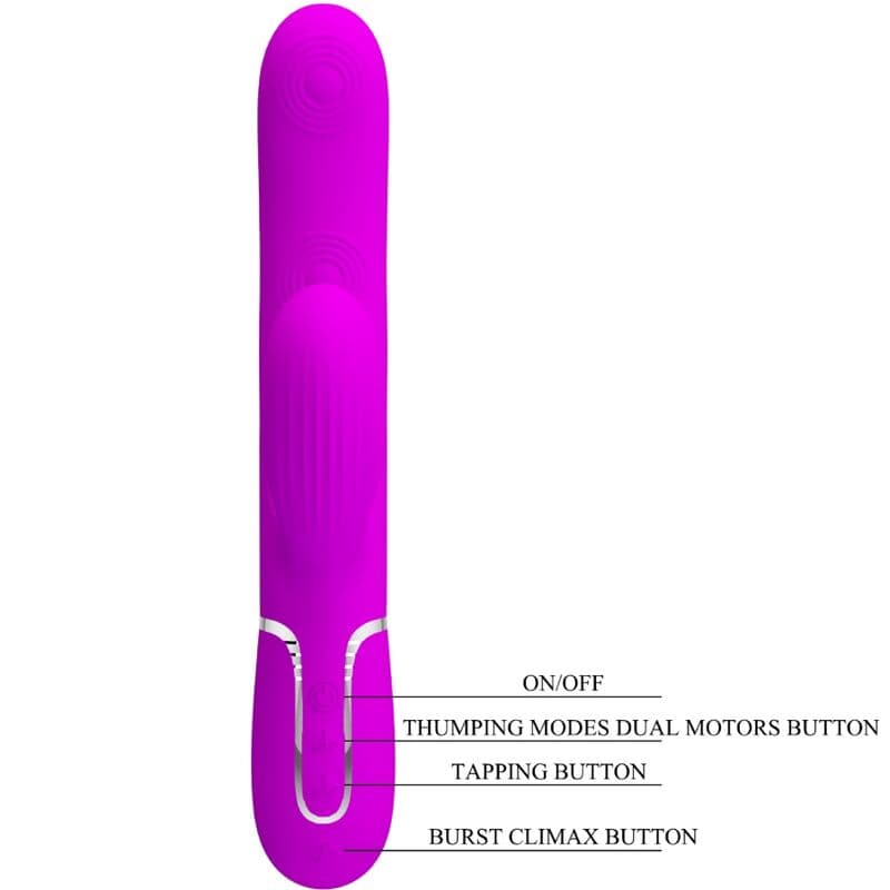 PRETTY LOVE - PERLITA MULTIFUNCTION 3 IN 1 G-SPOT VIBRATOR VIOLET thumb 8