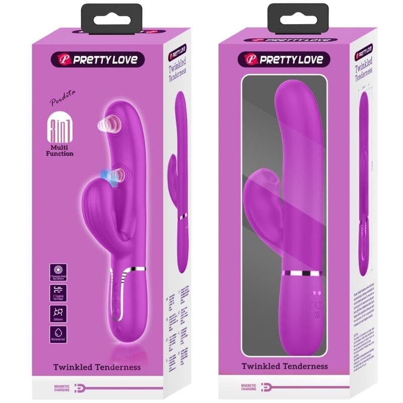 PRETTY LOVE - PERLITA MULTIFUNCTION 3 IN 1 G-SPOT VIBRATOR VIOLET thumb 11