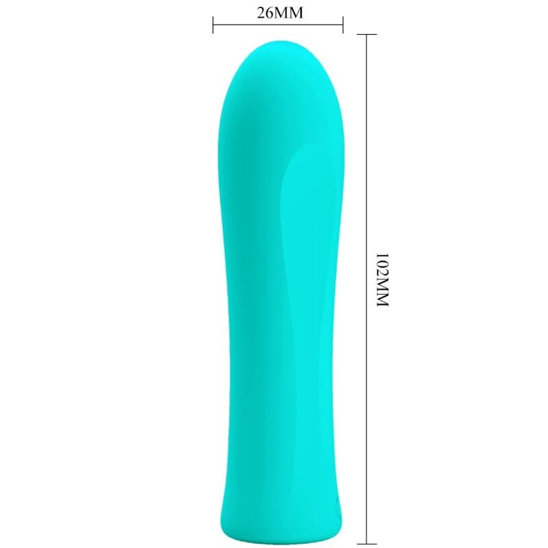 PRETTY LOVE - ALFREDA SUPER POWER VIBRATOR AQUA GREEN thumb 5