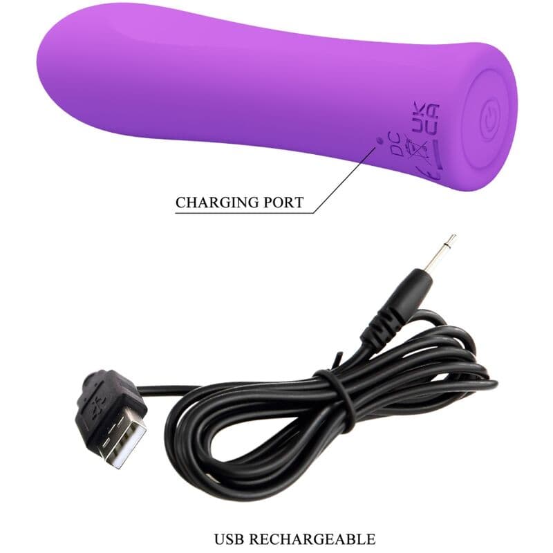 PRETTY LOVE - ALFREDA SUPER POWER VIBRATOR AQUA PURPLE thumb 7