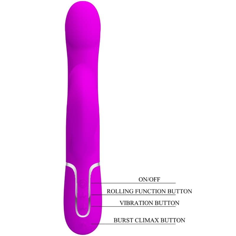 PRETTY LOVE - RABBIT VIBRATOR PEARLS VIOLET thumb 8