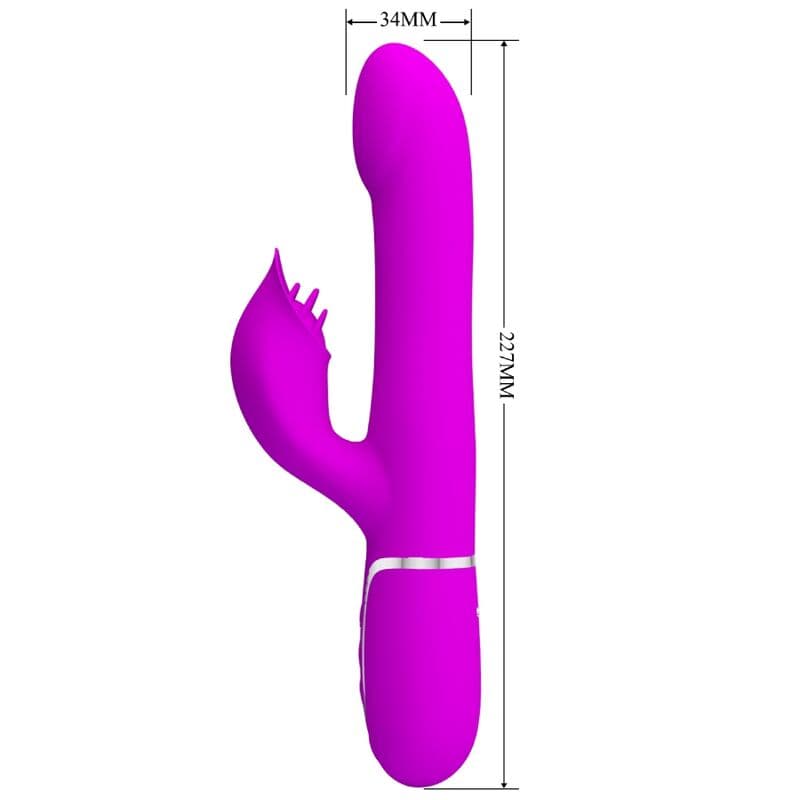 PRETTY LOVE - RABBIT VIBRATOR PEARLS VIOLET thumb 7