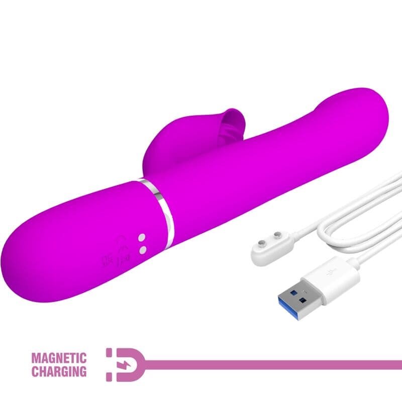 PRETTY LOVE - RABBIT VIBRATOR PEARLS VIOLET thumb 9