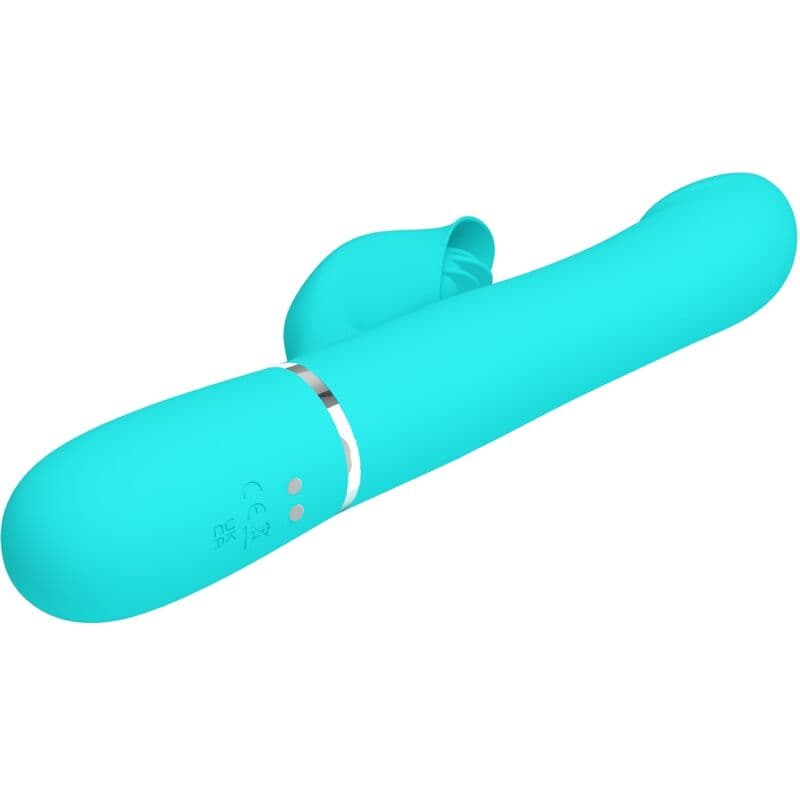 PRETTY LOVE - RABBIT VIBRATOR PEARLS AQUA GREEN thumb 5