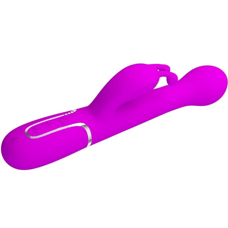 PRETTY LOVE - DEJON RABBIT VIBRATOR 3 IN 1 MULTIFUNCTION VIOLET thumb 3