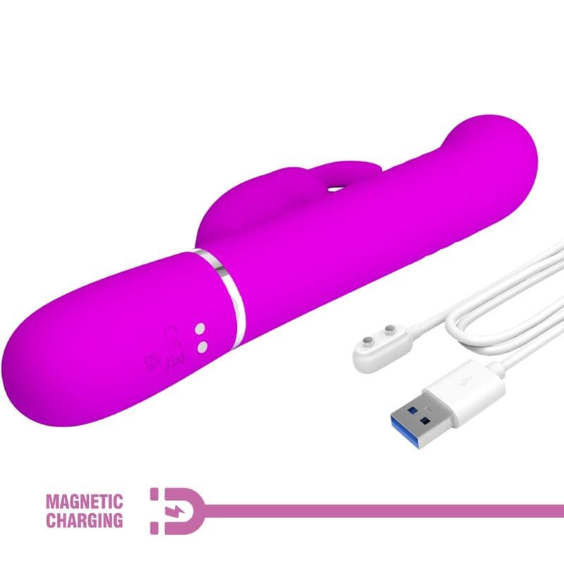 PRETTY LOVE - COALE RABBIT VIBRATOR PEARLS VIOLET thumb 9