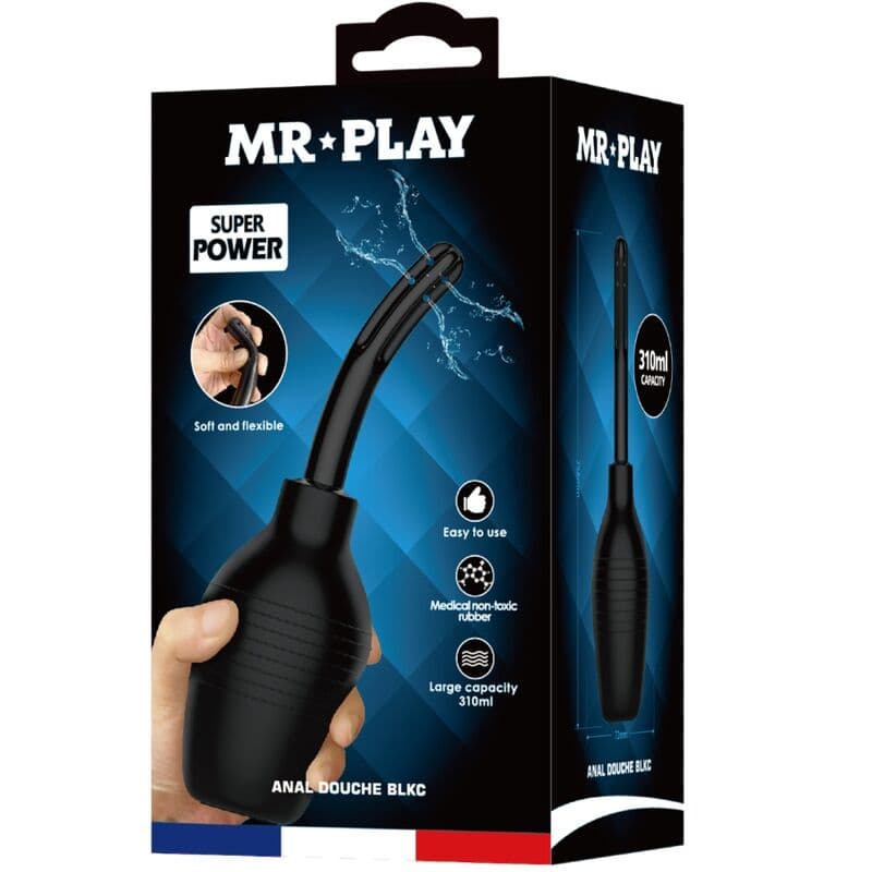 MR PLAY - ANAL DOUCHE BLKC SUPER POWER BLACK thumb 7