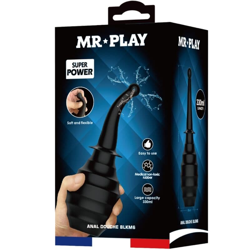 MR PLAY - ANAL DOUCHE BLKM6 SUPER POWER BLACK thumb 7