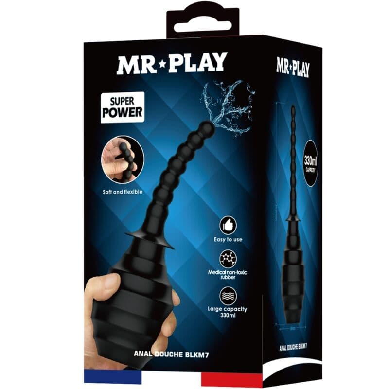 MR PLAY - ANAL DOUCHE BLKM7 SUPER POWER BLACK thumb 7