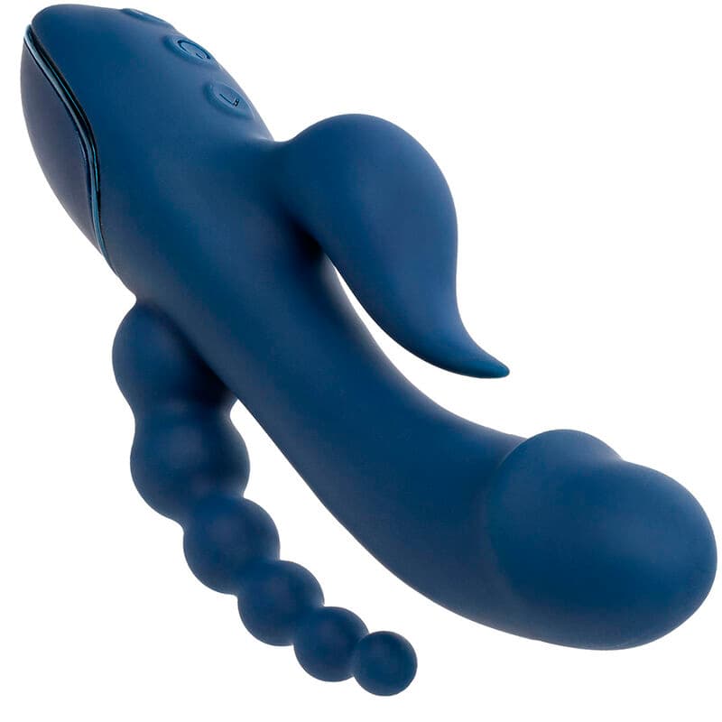 CALEXOTICS - VIBRATOR TRIPLE ORGASM BLUE thumb 6