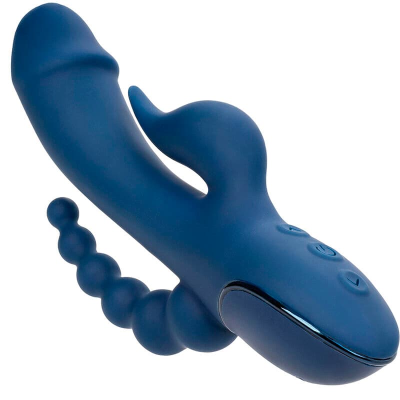 CALEXOTICS - VIBRATOR TRIPLE ORGASM BLUE thumb 5