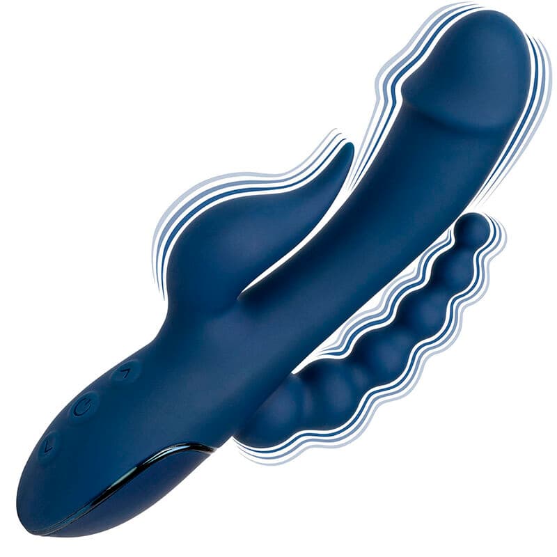 CALEXOTICS - VIBRATOR TRIPLE ORGASM BLUE thumb 7