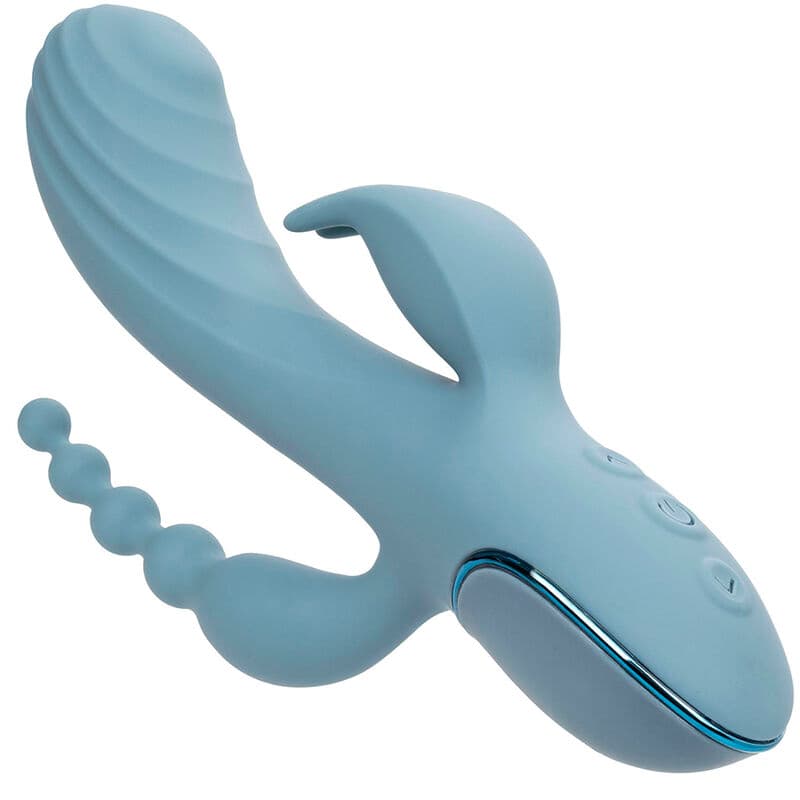 CALEXOTICS - VIBRATOR TRIPLE ECSTASY GREY thumb 5