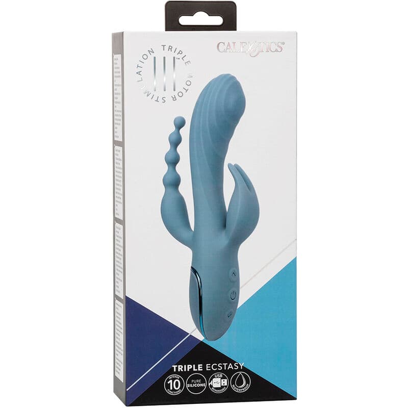 CALEXOTICS - VIBRATOR TRIPLE ECSTASY GREY thumb 11