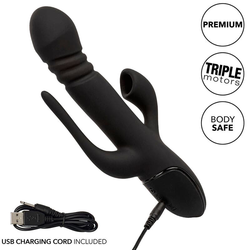 CALEXOTICS - VIBRATOR TRIPLE EUPHORIA BLACK thumb 10