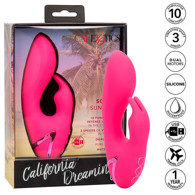 CALEXOTICS - SO. CAL SUNSHINE VIBRATOR RABBIT FUCHSIA BY CALIFORNIA DREAMING thumb 2