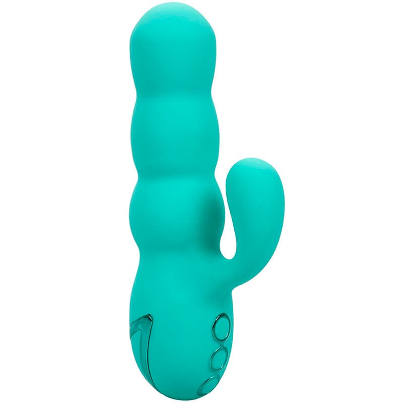 CALEXOTICS - DEL MAR DIVA VIBRATOR RABBIR AQUA GREEN BY CALIFORNIA DREAMING thumb 3