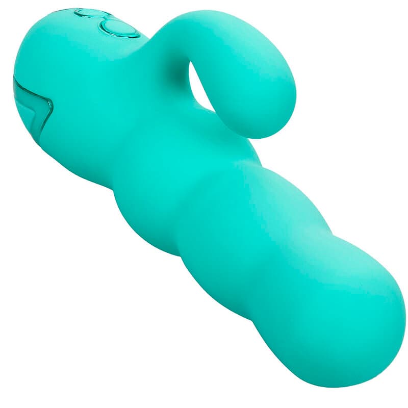 CALEXOTICS - DEL MAR DIVA VIBRATOR RABBIR AQUA GREEN BY CALIFORNIA DREAMING thumb 6