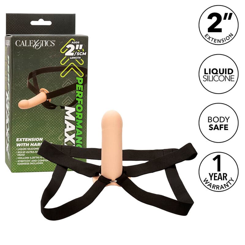 CALEXOTICS - PERFORMANCE MAXX EXTENSION WITH HARNESS LIGHT SKIN thumb 2
