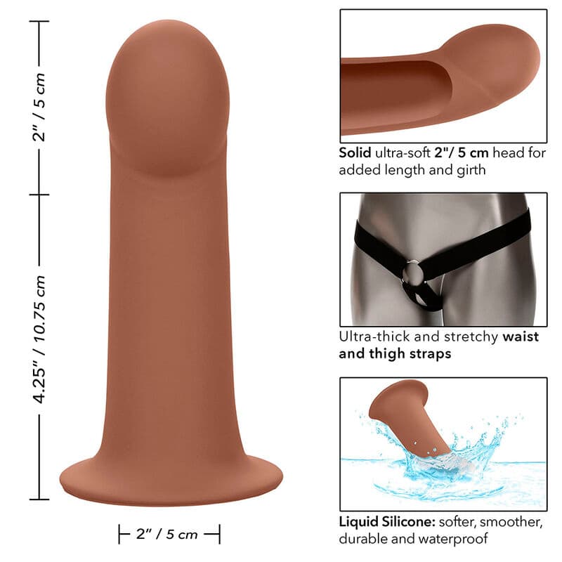 CALEXOTICS - PERFORMANCE MAXX EXTENSION WITH HARNESS BROWN SKIN thumb 13
