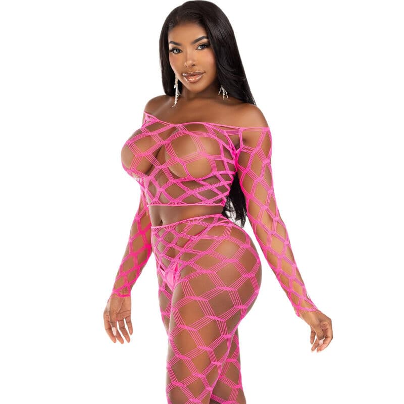 LEG AVENUE - TOP & LEGGINS HARDCORE FUCHSIA thumb 5