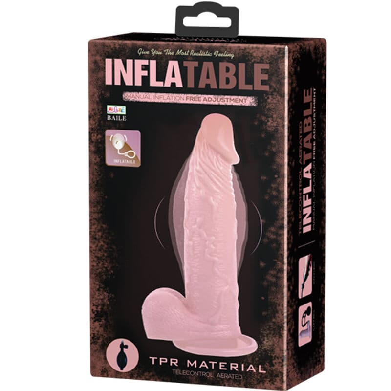DANCE - REALISTIC INFLATABLE DILDO WITH SUCTION CUP 15 CM thumb 6