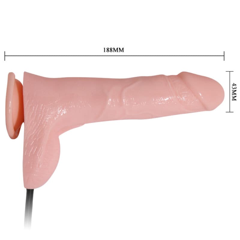 BAILE - INFLATABLE REALISTIC DILDO WITH SUCTION CUP 15 CM thumb 3