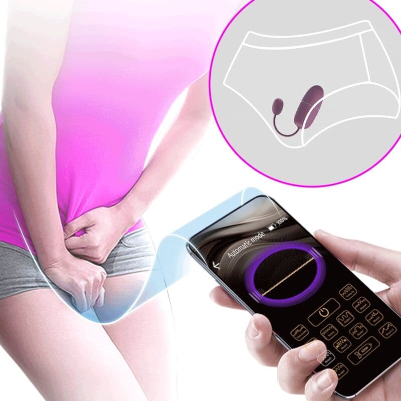 PRETTY LOVE - NYMPH VIBRATING EGG APP CONTROLLED LILA thumb 9