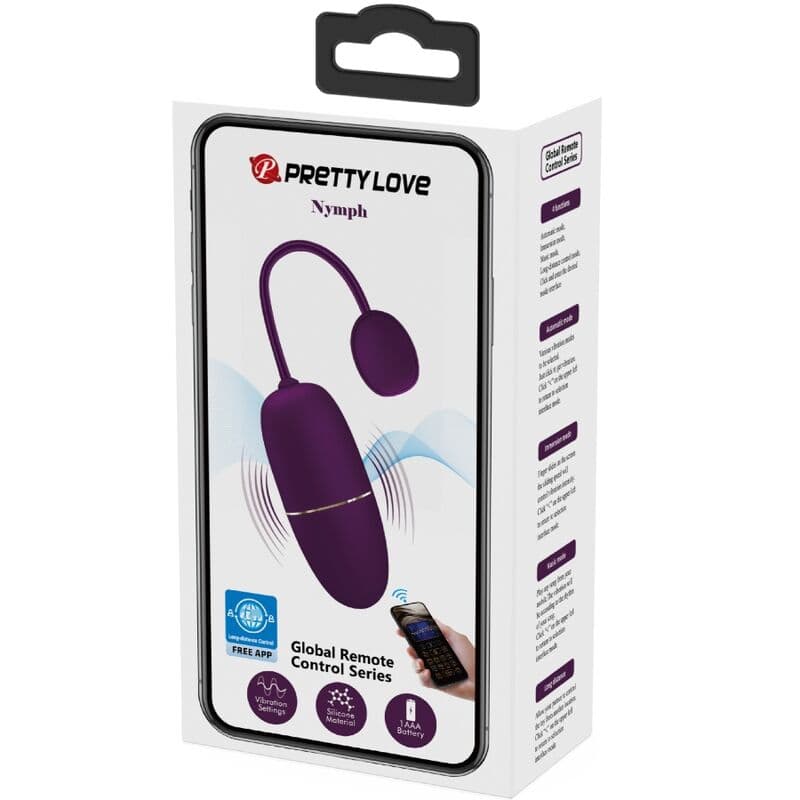 PRETTY LOVE - NYMPH VIBRATING EGG APP CONTROLLED LILA thumb 16