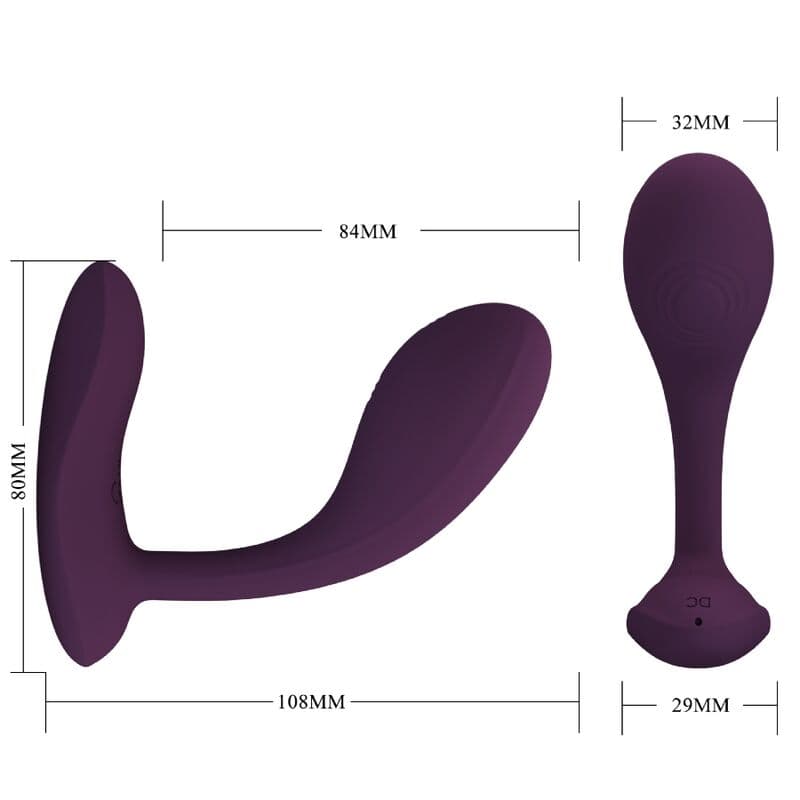 PRETTY LOVE - BAIRD G-SPOT 12 VIBRATIONS RECHARGEABLE LILA APP thumb 3