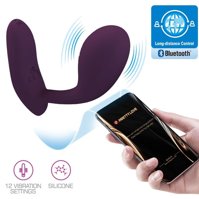 PRETTY LOVE - BAIRD G-SPOT 12 VIBRATIONS RECHARGEABLE LILA APP thumb 7