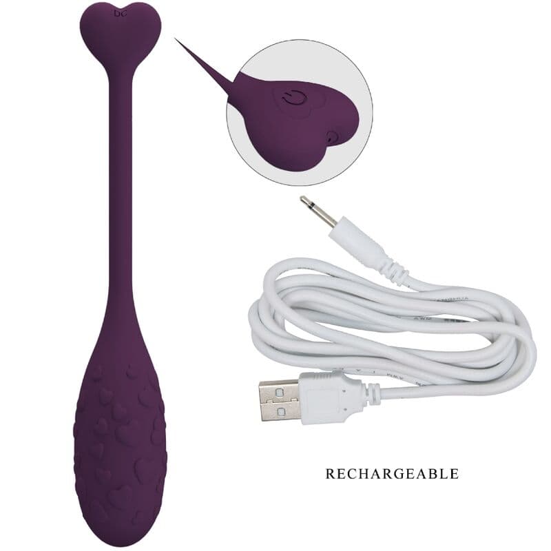 PRETTY LOVE - FISHERMAN APP CONTROLLED  VIBRATING EGG LILA thumb 7
