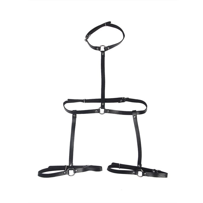 SUBBLIME - LEATHER BODY HARNESS BLACK ONE SIZE thumb 4