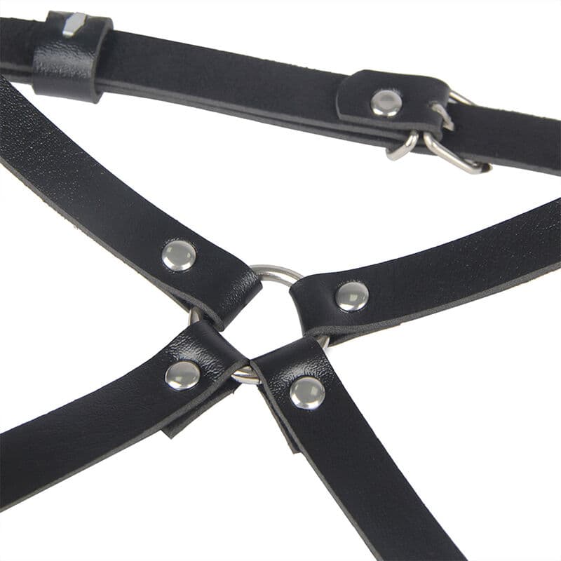 SUBBLIME - LEATHER WAIST AND LEG HARNESS BLACK ONE SIZE thumb 5