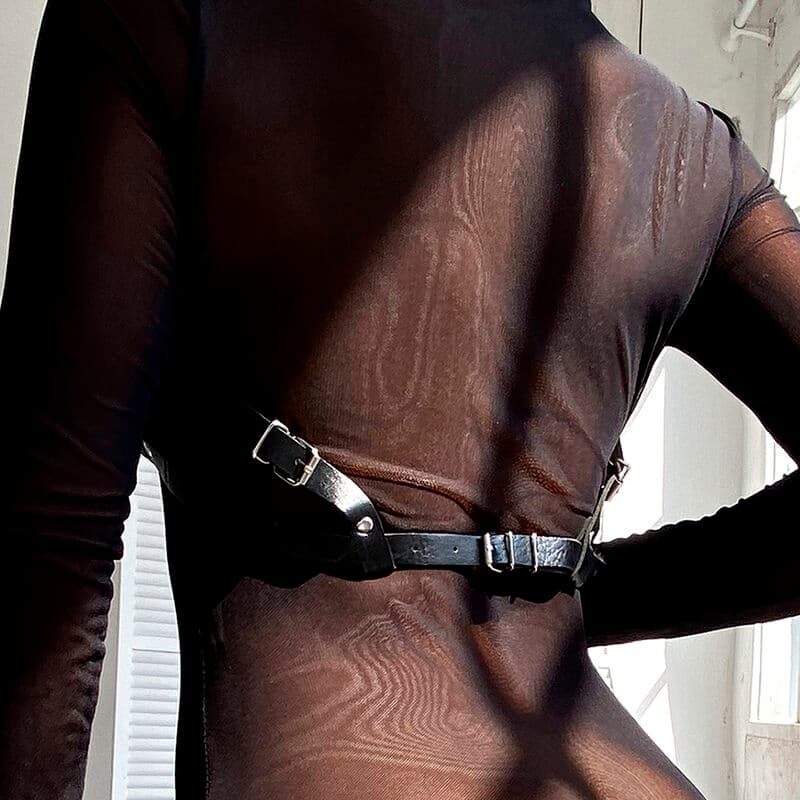 SUBBLIME - LEATHER CHEST HARNESS BLACK ONE SIZE thumb 6
