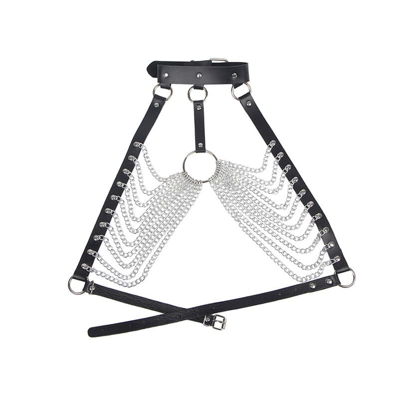 SUBBLIME - CHEST HARNESS WITH BIG RING CHAINS ONE SIZE thumb 4