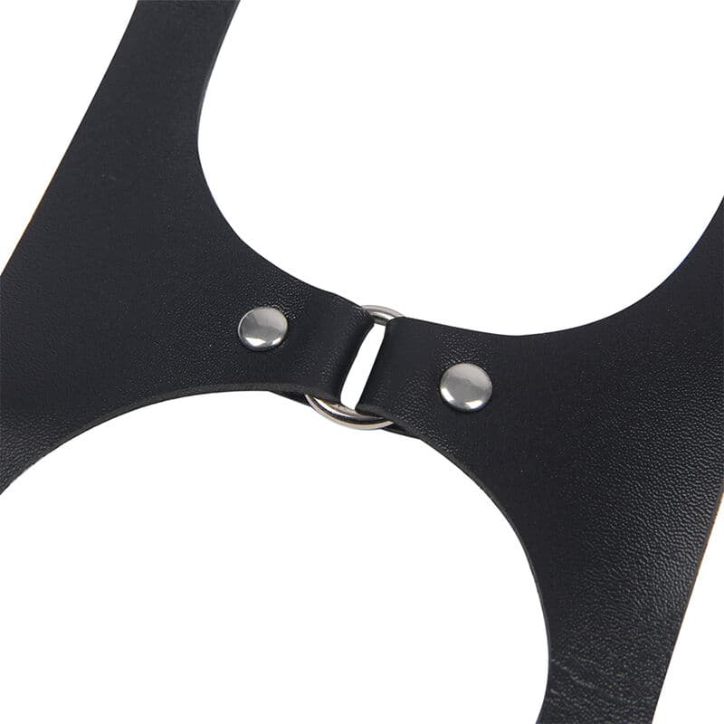 SUBBLIME - FULL BODY HARNESS WITH LEATHER BUCKLES BLACK ONE SIZE thumb 7