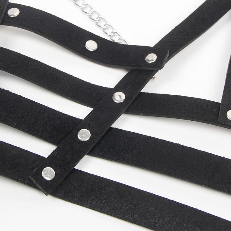 SUBBLIME - CORSET HARNESS WITH CHAINDETAIL ONE SIZE thumb 6