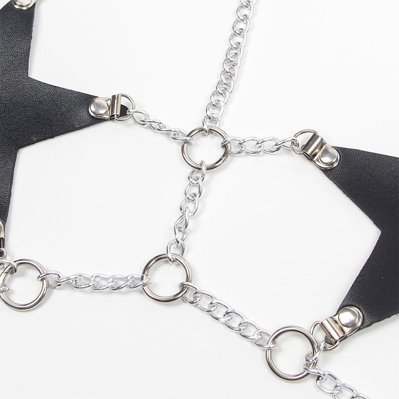 SUBBLIME - FULL BODY HARNESS WITH STAR CHAINDETAIL ONE SIZE thumb 6