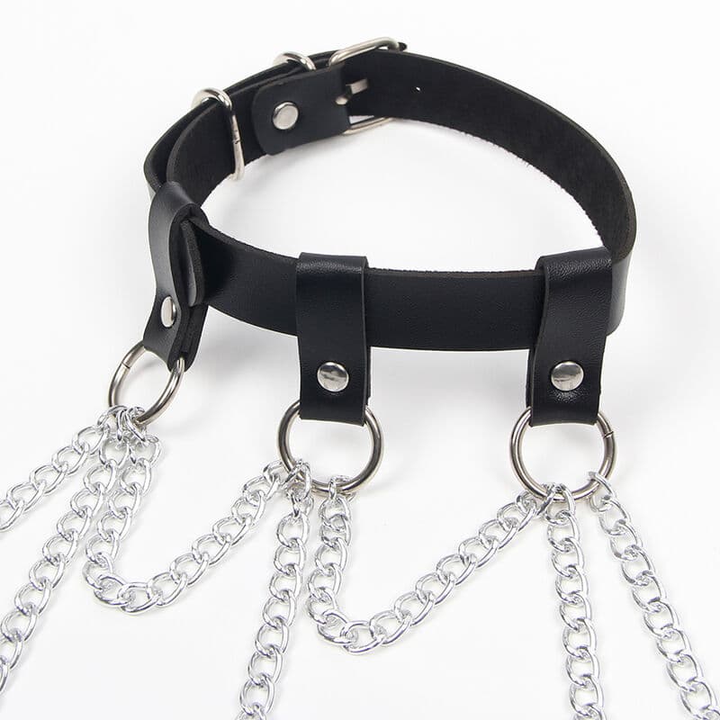 SUBBLIME - FULL BODY HARNESS WITH STAR CHAINDETAIL ONE SIZE thumb 7