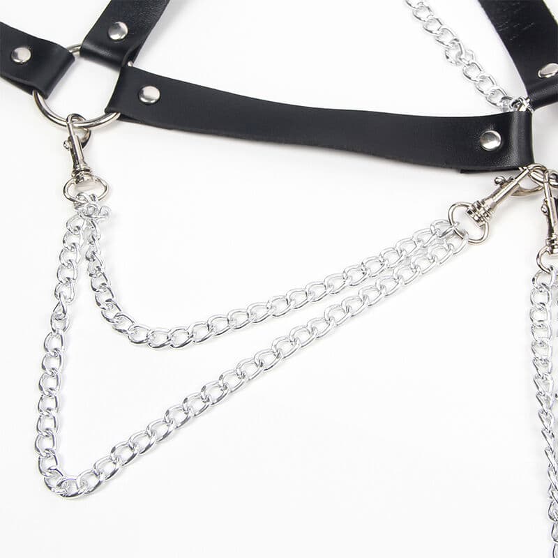 SUBBLIME - HARNESS BRA WITH CHAINDETAIL ONE SIZE thumb 5